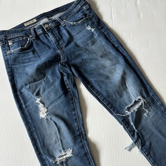 Ag Adriano Goldschmied The Legging Ankle Blue Jeans.  Size 29R - Picture 1 of 15